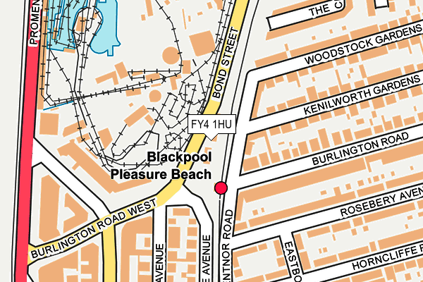 FY4 1HU map - OS OpenMap – Local (Ordnance Survey)