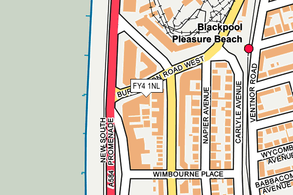 FY4 1NL map - OS OpenMap – Local (Ordnance Survey)