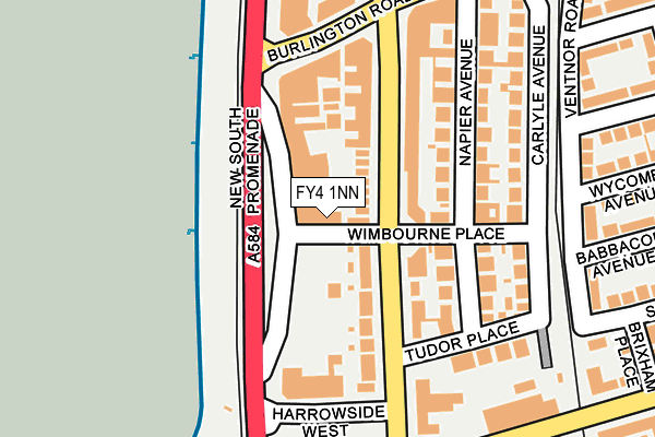 FY4 1NN map - OS OpenMap – Local (Ordnance Survey)
