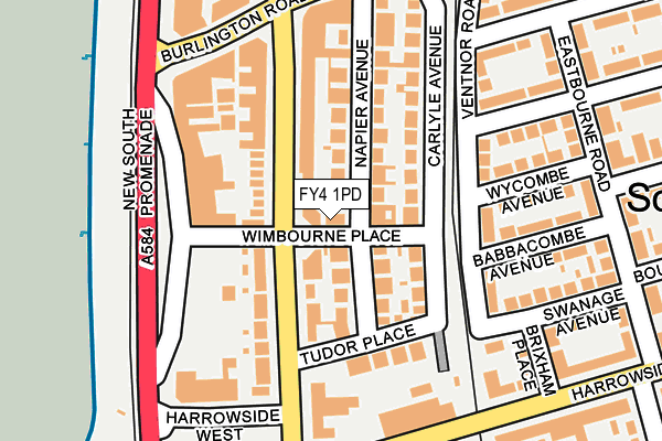 FY4 1PD map - OS OpenMap – Local (Ordnance Survey)