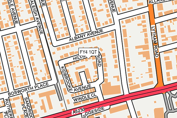 FY4 1QT map - OS OpenMap – Local (Ordnance Survey)