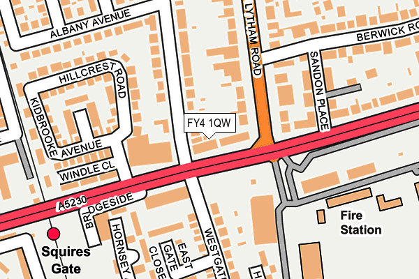 FY4 1QW map - OS OpenMap – Local (Ordnance Survey)