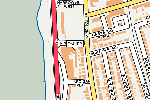 FY4 1RP map - OS OpenMap – Local (Ordnance Survey)