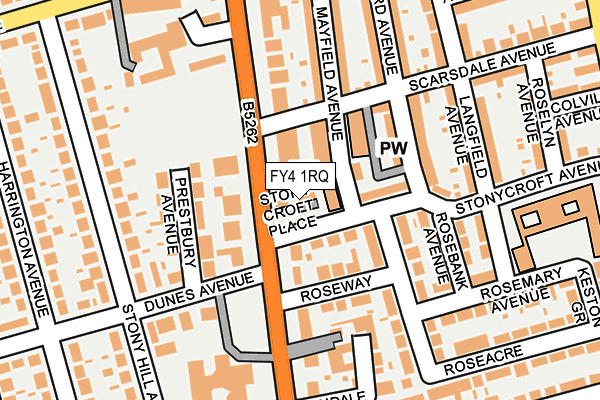 FY4 1RQ map - OS OpenMap – Local (Ordnance Survey)