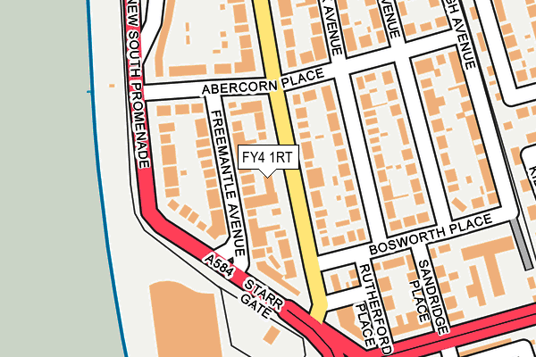 FY4 1RT map - OS OpenMap – Local (Ordnance Survey)