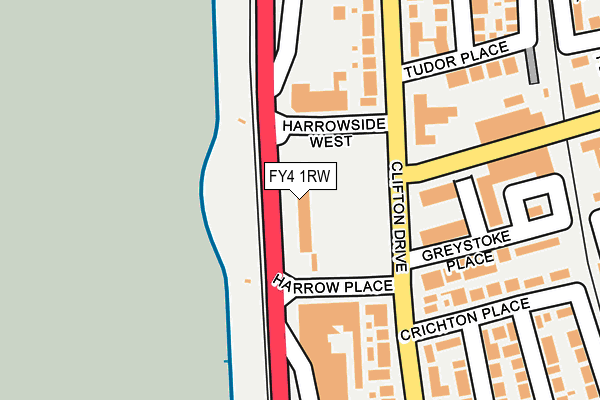 FY4 1RW map - OS OpenMap – Local (Ordnance Survey)