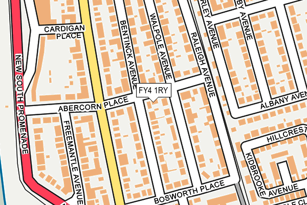 FY4 1RY map - OS OpenMap – Local (Ordnance Survey)