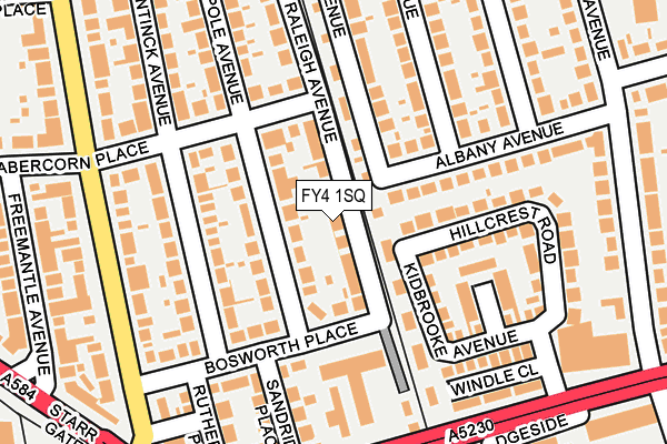 FY4 1SQ map - OS OpenMap – Local (Ordnance Survey)