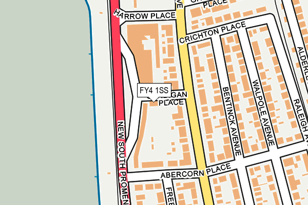 FY4 1SS map - OS OpenMap – Local (Ordnance Survey)
