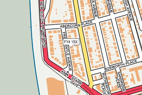 FY4 1SX map - OS OpenMap – Local (Ordnance Survey)