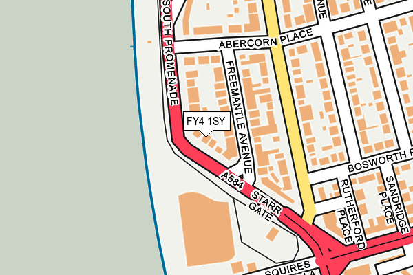FY4 1SY map - OS OpenMap – Local (Ordnance Survey)