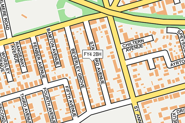 FY4 2BH map - OS OpenMap – Local (Ordnance Survey)