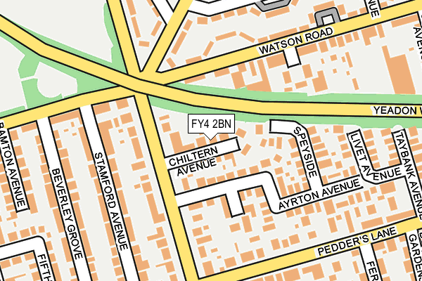FY4 2BN map - OS OpenMap – Local (Ordnance Survey)