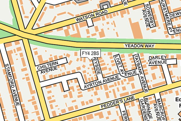 FY4 2BS map - OS OpenMap – Local (Ordnance Survey)