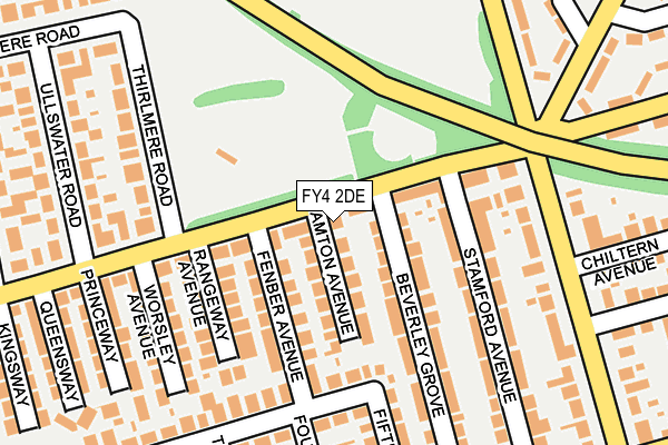 FY4 2DE map - OS OpenMap – Local (Ordnance Survey)