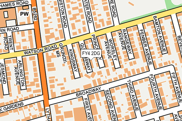 FY4 2DG map - OS OpenMap – Local (Ordnance Survey)