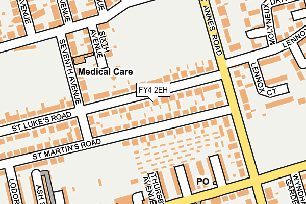 FY4 2EH map - OS OpenMap – Local (Ordnance Survey)