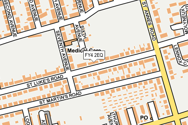 FY4 2EQ map - OS OpenMap – Local (Ordnance Survey)