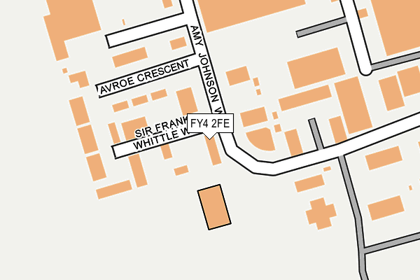 FY4 2FE map - OS OpenMap – Local (Ordnance Survey)