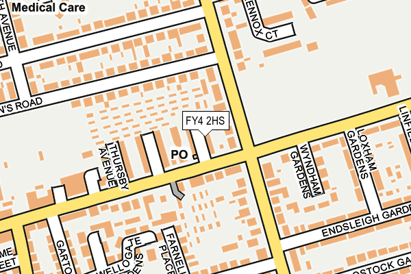FY4 2HS map - OS OpenMap – Local (Ordnance Survey)