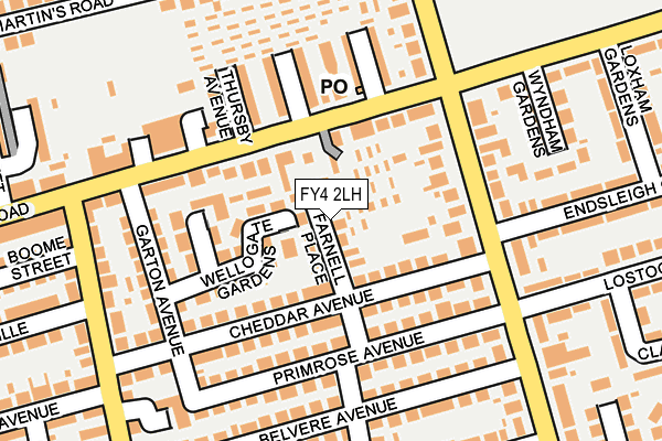 FY4 2LH map - OS OpenMap – Local (Ordnance Survey)
