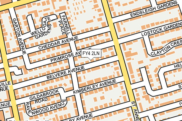 FY4 2LN map - OS OpenMap – Local (Ordnance Survey)