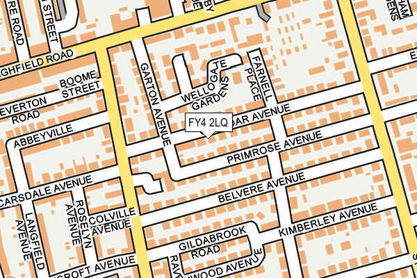 FY4 2LQ map - OS OpenMap – Local (Ordnance Survey)