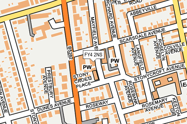 FY4 2NS map - OS OpenMap – Local (Ordnance Survey)