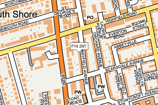 FY4 2NT map - OS OpenMap – Local (Ordnance Survey)