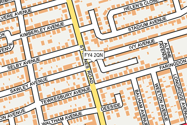 FY4 2QN map - OS OpenMap – Local (Ordnance Survey)