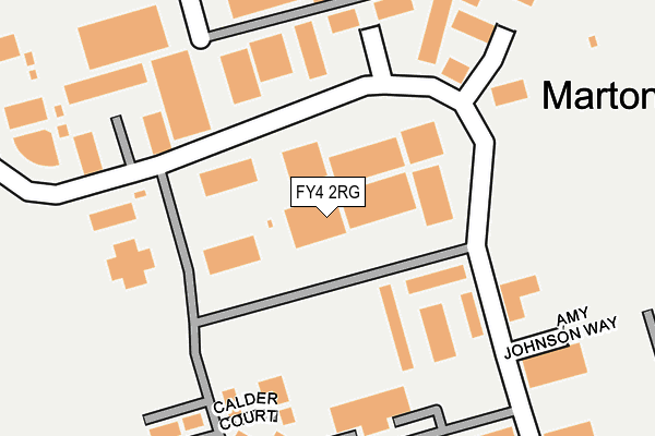FY4 2RG map - OS OpenMap – Local (Ordnance Survey)