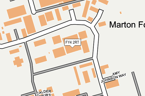 FY4 2RT map - OS OpenMap – Local (Ordnance Survey)