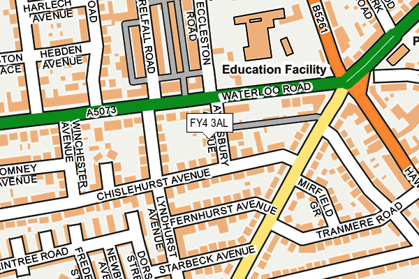 FY4 3AL map - OS OpenMap – Local (Ordnance Survey)