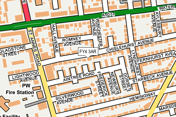 FY4 3AR map - OS OpenMap – Local (Ordnance Survey)