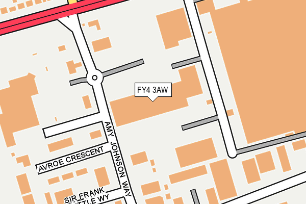 FY4 3AW map - OS OpenMap – Local (Ordnance Survey)