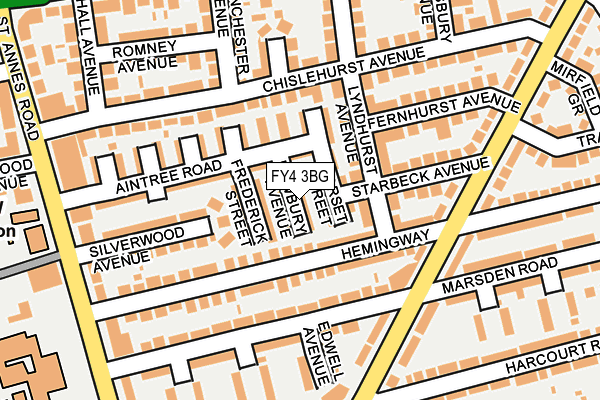 FY4 3BG map - OS OpenMap – Local (Ordnance Survey)
