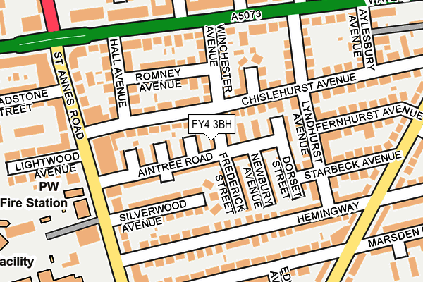 FY4 3BH map - OS OpenMap – Local (Ordnance Survey)
