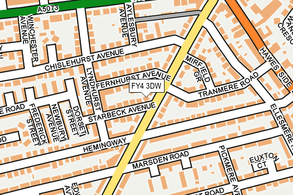 FY4 3DW map - OS OpenMap – Local (Ordnance Survey)