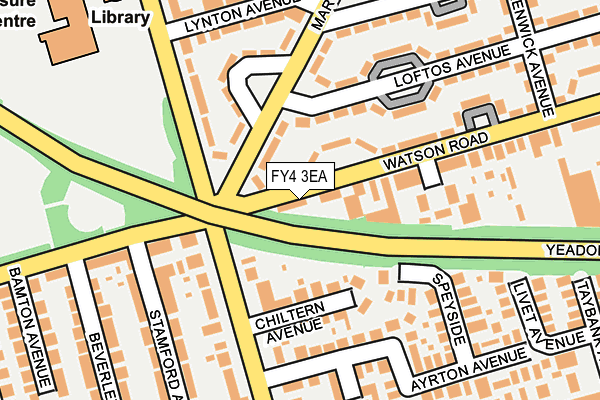 FY4 3EA map - OS OpenMap – Local (Ordnance Survey)