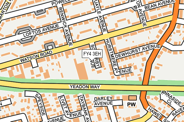 FY4 3EH map - OS OpenMap – Local (Ordnance Survey)