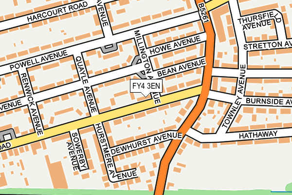 FY4 3EN map - OS OpenMap – Local (Ordnance Survey)