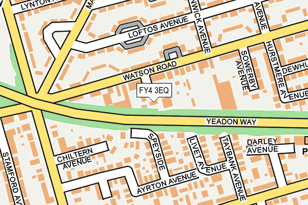 FY4 3EQ map - OS OpenMap – Local (Ordnance Survey)