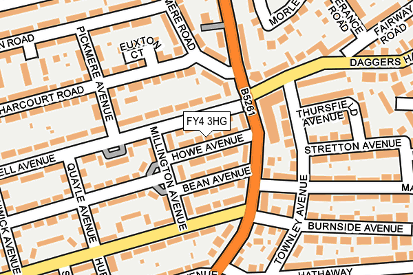 FY4 3HG map - OS OpenMap – Local (Ordnance Survey)