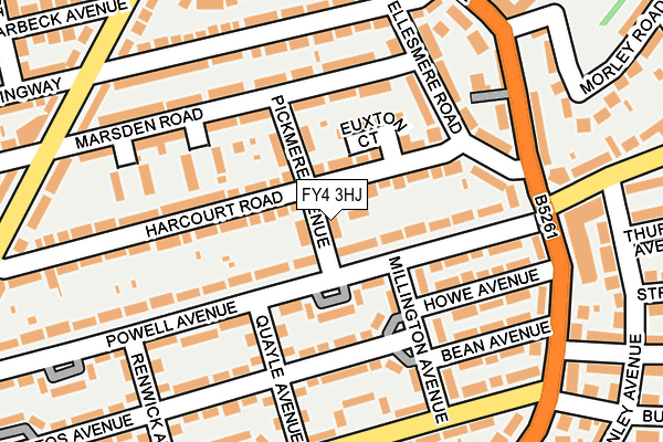FY4 3HJ map - OS OpenMap – Local (Ordnance Survey)