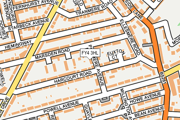 FY4 3HL map - OS OpenMap – Local (Ordnance Survey)