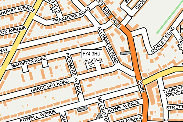 FY4 3HU map - OS OpenMap – Local (Ordnance Survey)