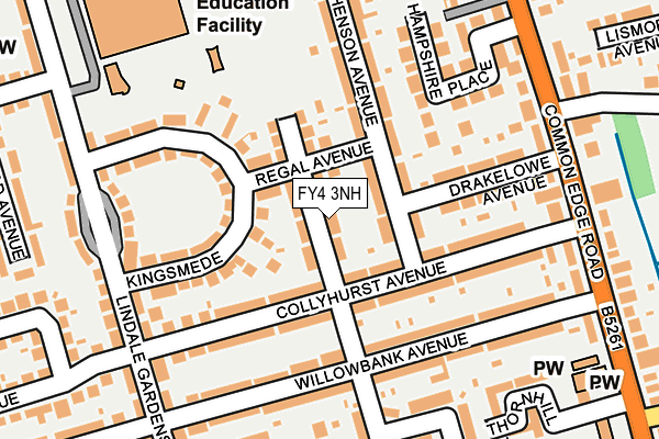 FY4 3NH map - OS OpenMap – Local (Ordnance Survey)