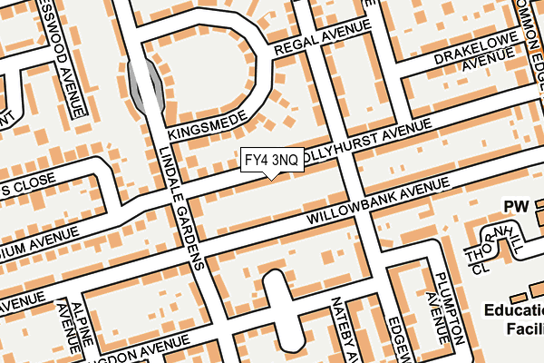 FY4 3NQ map - OS OpenMap – Local (Ordnance Survey)