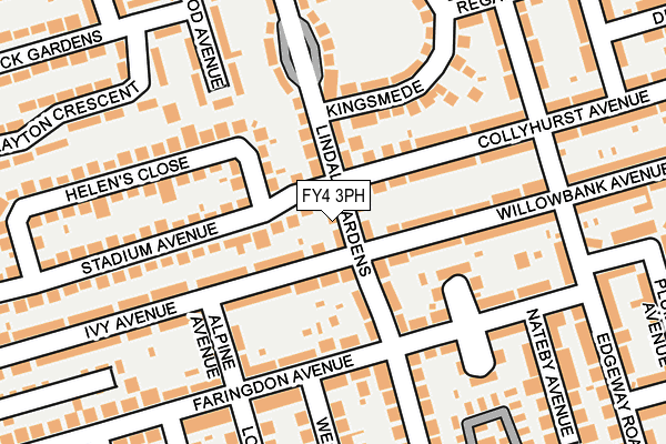 FY4 3PH map - OS OpenMap – Local (Ordnance Survey)
