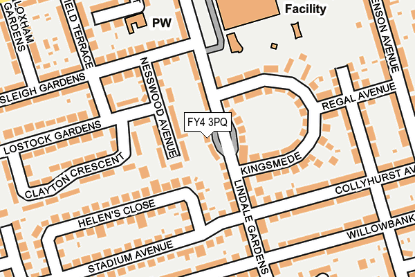 FY4 3PQ map - OS OpenMap – Local (Ordnance Survey)
